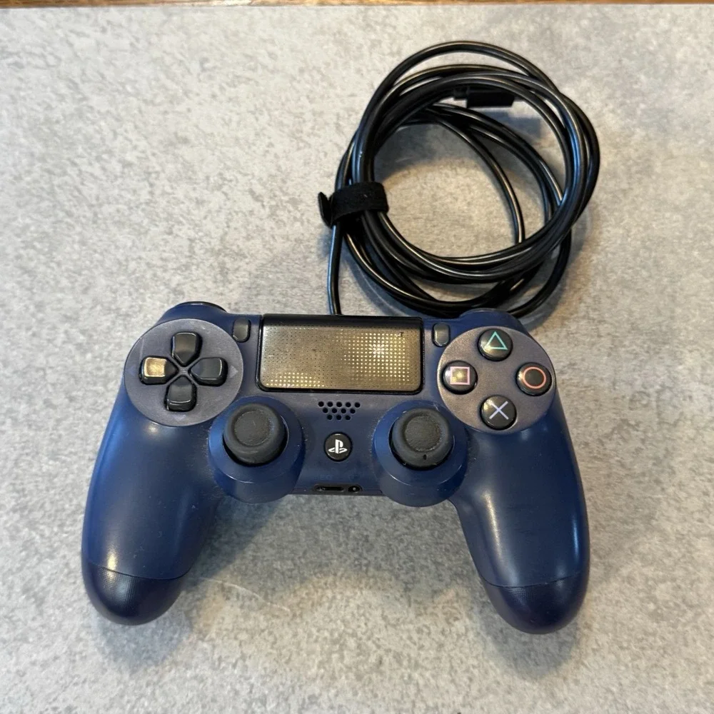 OEM Sony PS4 DualShock 4 Wireless Controller Blue OEM Tested No Drift, - READ!